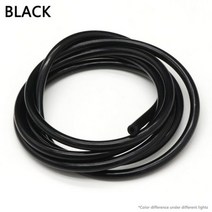 테프론호스 물호스연결 내열실리콘튜브 편사 4x6 실리콘 튜브 ID 4mm OD 6mm 1 m 유연한 고무 호스 두께 1mm 식품 등급 파이프 물 커넥터, Black_1 Meter | ID 1mm x 3mm O