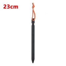 티피텐트4개/몫 23cm 텐트 못 Ultralight 알루미늄 합금 정원 말뚝 세 가장자리 그라운드 네일 야외 캠핑, 04 4pcs Black