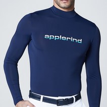애플라인드 남성 골프 UV차단 로고배색 쿨 냉감 SP 이너 티셔츠 네이비 HISMTS03