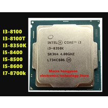 I5-8500I38100 I38350K i58400 I58500 I78700k CPU 칩 1151 핀, 04 I38100T
