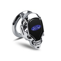 자동차 시작 스톱 엔진 버튼 커버 스티커 포드 에 포트 머스탱 에지 쿠가 레인저 Mondeo Transit Fiesta Ex, 04 BSilver