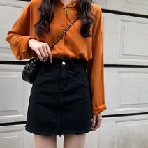 스커트 기본 데일리 여자 A라인 청 치마 데님 랩 머메이드 샤 레이스 롱 패션 바지 새틴 데이트