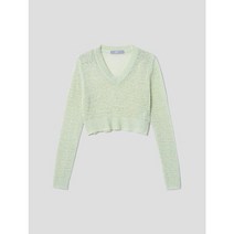 [에잇세컨즈] 애플 그린 브이넥 서머 니트 (352751MB1L) (352751MB1L)