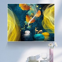 꽃그림액자 모던심플 계량기박스 장식그림 펀칭불필요 시계를 지니다 스위치 스위치케이스 걸이식그림 약한전류 소스 박스 가리기 그림, C04-4060수납 세로 높이 30 가로폭 50왼쪽 미