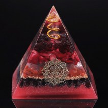 천연석 원석 차크라 자수정 파워스톤 천연 크리스탈 orgonite 피라미드 수지 가닛 스프링 구리 augen 에너지 피라미드 치유 명상 fengshui 장식품