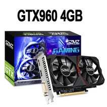 재단장 SZMZ 비디오 카드 NVIDIA Geforce GTX 960 2GB 4GB GDDR5 128 비트 그래픽 게임 디스플레이 GPU, [01] GTX 960 4GB