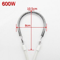 광파 오븐 레인지할로겐 오븐 쿠커용 발열체 전구 600W-900W 터보 교체, 01 600W