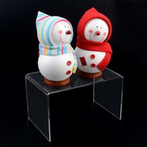 ㄷ자 아크릴받침대 대 210x130x130 악세사리매대 정리대 주얼리쇼케이스 거치대 투명, 기본