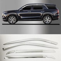 팰리세이드 크롬 도어바이저 6pcs 썬바이저 자동차선바이저/차량용선바이저/윈도우바이저/차량용윈도우바이저/차량용윈도우바이저/팰리세이드썬바이져, 단일 자동차 제조사, 1개