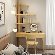 코너 화장대 침실 공간활용 심플 화장대, 조립식 코너 화장대