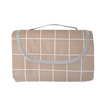 고고플랜 대형 양면 방수 피크닉 돗자리 매트, 모카 브라운