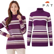 PAT 스트라이프 롱 스웨터