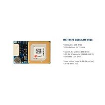 Matek 시스템 GNSS SAM M10Q Ublox GPS 4 ~ 9V 패치 안테나 15x15x4mm FPV 레이싱 드론 장거리