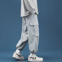 바지 레트로 힙합 밴딩 일본 카고 코듀로이 하라주쿠 남자
