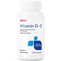 GNC 비타민 D 1000 IU (180타블렛), 단품