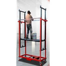 구월쇼 산업용리프트 전동스테커 카트 테이블 전동, 5m 높이-적재 용량 300KG 가드레일