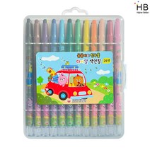 보성 다이알 색연필 24색