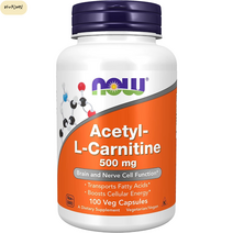 바이탈메잇 Now 나우 아세틸 엘 카르니틴 Acetyl L Carnitine 500mg 식물성 100캡슐, 1개, 100정, 100개