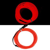 연말파티조명 1M/3M/5M 글로우 EL 와이어 케이블 LED 네온 라이트 크리스마스 웨딩 댄스 파티 장식 DIY 의상 의류 어둠 속에서 빛나는 용품, [04] B04