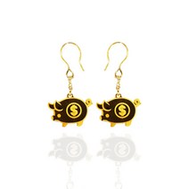 [KT알파쇼핑]24k 순금 달러피그 귀걸이 1.875g