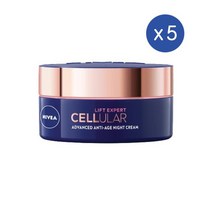 니베아 셀룰러 리프트 엑스퍼트 나이트크림 50ml Nivea Cellular Lift Expert Night Cream, 5개