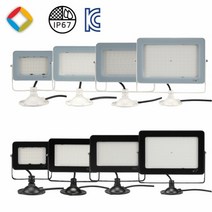 LED 투광기 간판 수목등 작업등 공사장 야간작업 캠핑 조명 30W 50W 70W 100W 비츠온, [01] 화이트바디 주광색, [04] LED 투광기 100W