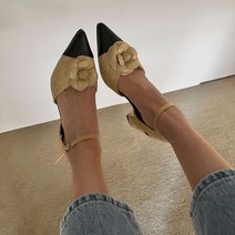 모노바비 동백 메리제인 힐 6.5cm