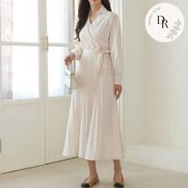 디자이어로즈 / 여성 랩 플리츠 원피스 2color