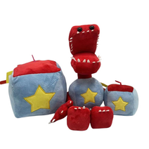 파피플레이타임3 프로젝트 boxy boo 허기워기, 레드 인형+ (10cm+15cm) 박스 세트