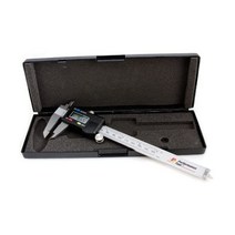 Performance 도구W80152 전자 디지털 캘리퍼 엑스트라 라지 LCD 스크린 0~150mm0~6인치 인치/밀리미터 변환, 6 Digital Caliper With Case