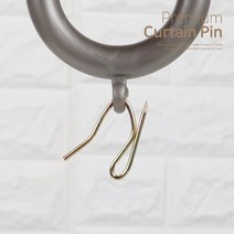 고정 잘 되는 좁은폭 커튼고리 커튼설치 커튼부속 커튼부자재 슬라이딩레일 은은한 커튼장식 커텐레일, 1개, 커튼핀 10개