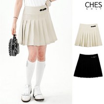 [체스골프-무료배송] 로셰 여성골프 쿨냉감 롱 플리츠스커트