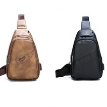 대학생 20대남성 클래식 인조가죽 어깨쌕 핸드폰가방 보조백 휴대폰가방