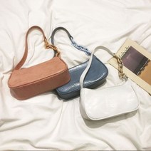 탑트레일/베일리 크로커다일 바게트백 여름가방 예쁜가방 데이트룩 미니백 숄더백 데이트룩 가죽가방
