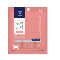 브리더랩 고양이 습식 건강 간식 월간스틱 (닭가슴살&연어), 30개입, 6팩