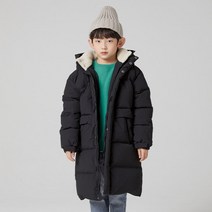 인디고키즈 가볍고 깔끔 심플한 공용롱다운점퍼 ikjd22n01블랙 53%세일
