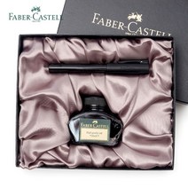 파버카스텔 만년필 라이팅크 병잉크세트, 단품, 색상:블루|펜촉:F촉-기본촉