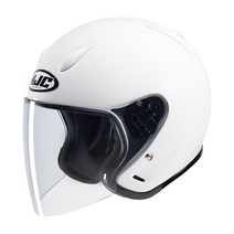 [HJC] CH-5 + 초극세사 클리너 오토바이헬멧 오픈페이스 홍진, XL, WHITE