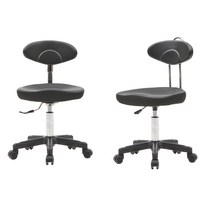 아트스틸퍼니처 작업 보조의자 카운터 실험실 병원 진찰용의자, B-180차밍 사출다리+검정고정형