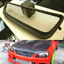 IS200 레이싱 그릴 탄소 섬유/매트 블랙 FRP 도색되지 않은 프라이머 프론트 가드 for Lexus 1999-2004 자, 02 FRP