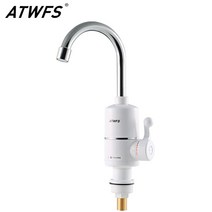 가스온수기 대용량전기온수기 전기온수기상향식 atwfs tankless electric newest water heater kitchen 인스턴트 온수 탭 히터 water, 굽힘 아래