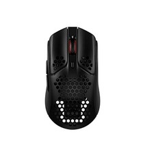 HyperX Pulse fire Haste 무선 게이밍 마우스 게이머용 초경량 육각 쉘 디자인 62그램 화이트 4P5D8AA, 유선, 블랙