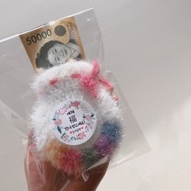 초미공방 복주머니수세미 설날선물 용돈봉투, 기본포장