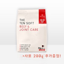 버틀러 더텐 소프트 1KG 3KG 강아지 반건조 사료 4종   200g 추가증정, 소고기 3kg 600g 댕냥이물티슈