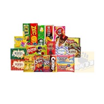 씩씩가게 인기과자파이 선물박스 가방 무지박스, 1set, 20종 마음이선물세트1