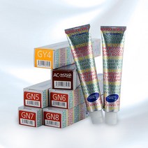 파이모아 염색약 임페리얼 헤어칼라 90g 전색상 남자 여자 셀프 새치 커버 염색도구 5종, GY5+산화제+4종사은품