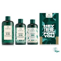 더바디샵 티트리샴푸400ml+티트리컨디셔너250ml+진저컨디셔너250ml+포장