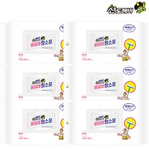 산도깨비 물걸레 청소포(30매x6개)캡형 베이킹소다