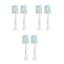 휴비나인 전동칫솔리필 SarmocareS100 S200 울트라 소닉 전동 칫솔 교체용 헤드 브러시, 없음, 6 white s100 head