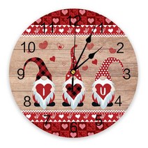 복싱타임벨 빨간 권투 장갑 나무 벽시계 잘 들지 않는 소년 침실 욕실 주방 거실 사무실 라운드 시계, [05] LXM10525